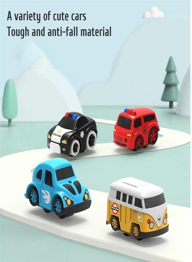 HAPPY HUES® Car Track Set 3 Level Race Track & Toy Garage Playset| Light & Music -Electric Parking Toy for Toddler | Automatic & Manual for Kids 3+ Years - Image 5